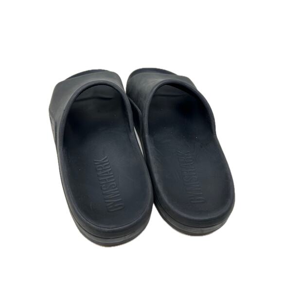 Gymshark Black Sandals Slides Mens Size 9 - Picture 2 of 4